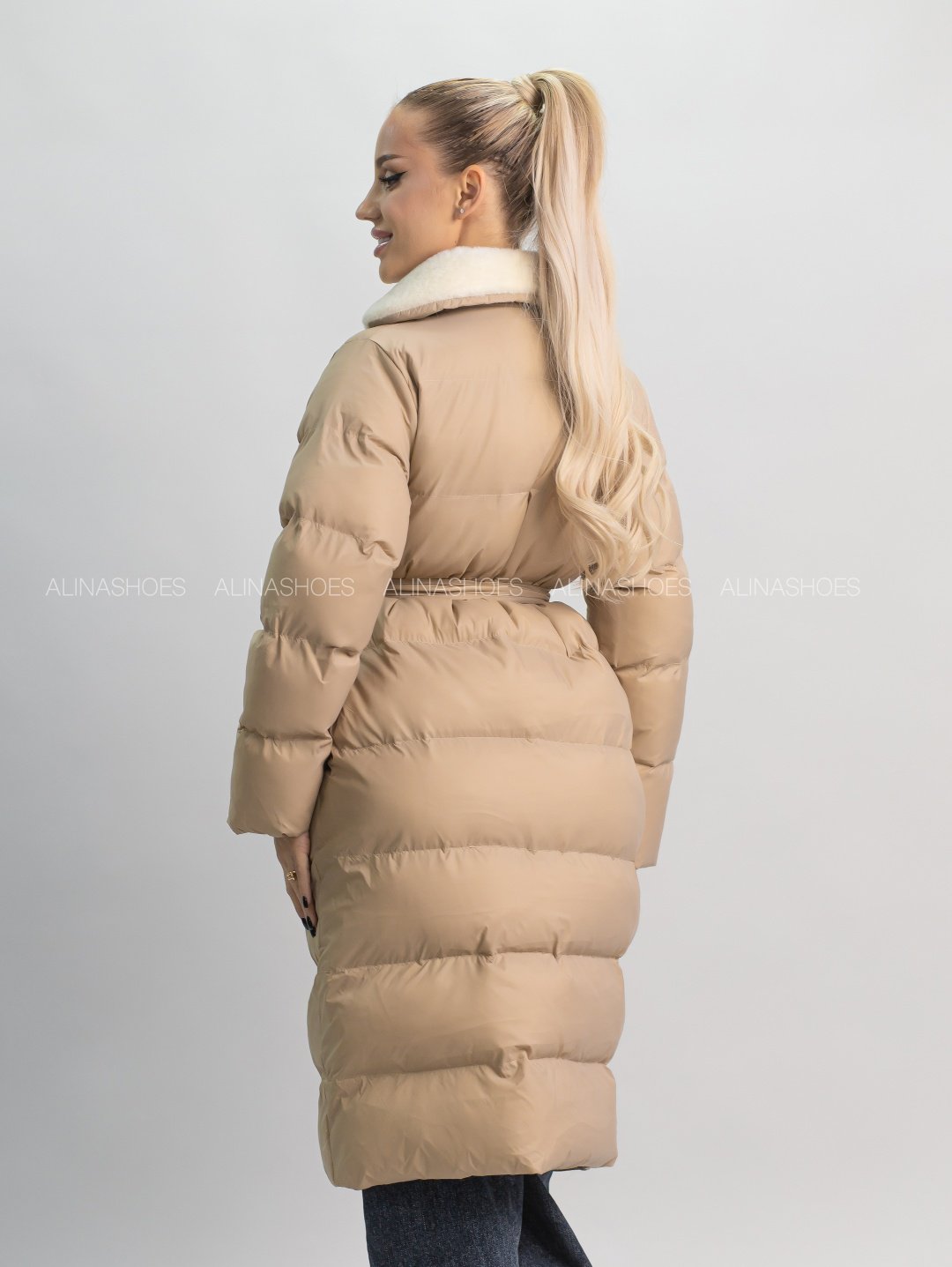 Демисезонная куртка alinashoes бежевый купить,NaN