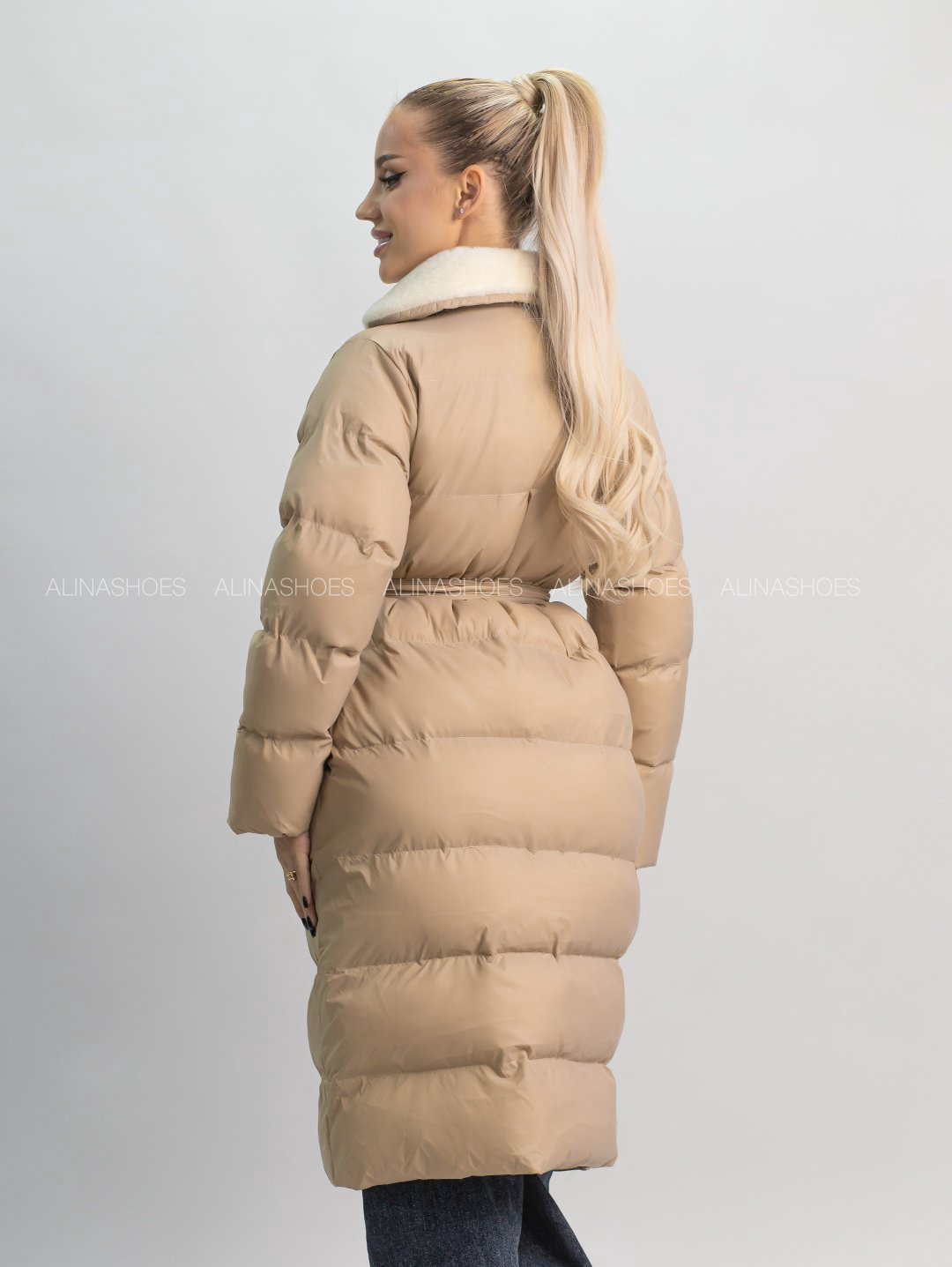 Демисезонная куртка alinashoes бежевый купить,NaN