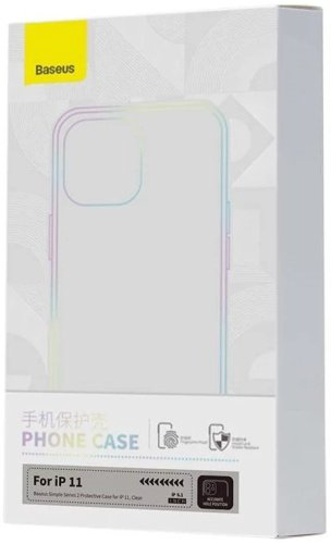 Чехол Baseus для Apple iPhone 11 прозрачный купить,NaN