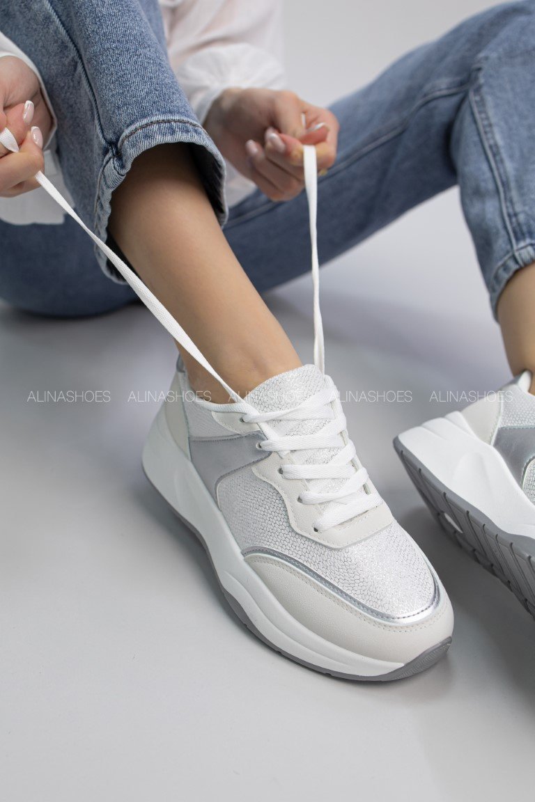 Кроссовки alinashoes белый купить,NaN