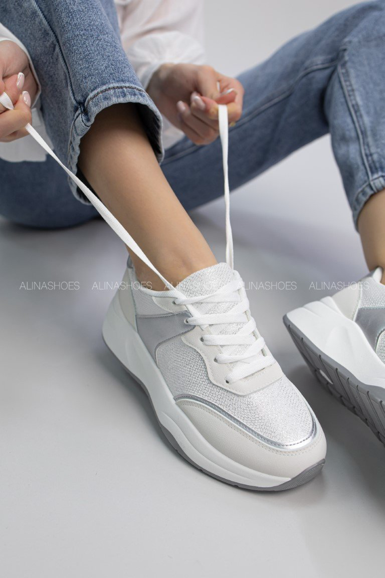 Кроссовки alinashoes белый купить,NaN
