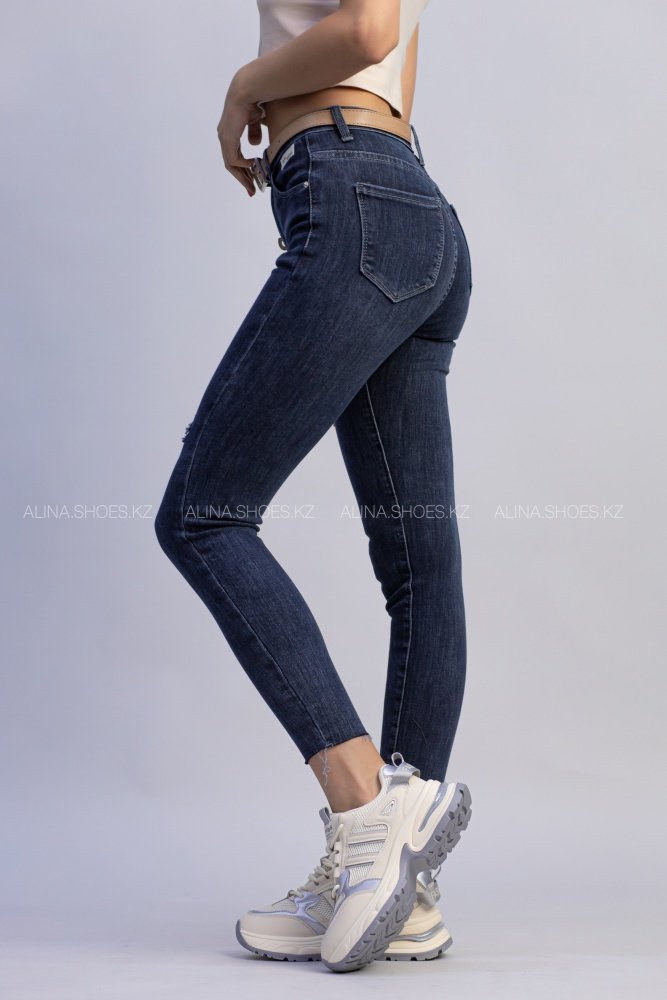 Джинсы узкие alinashoes синий купить,NaN