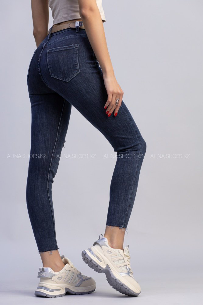 Джинсы узкие alinashoes синий купить,NaN