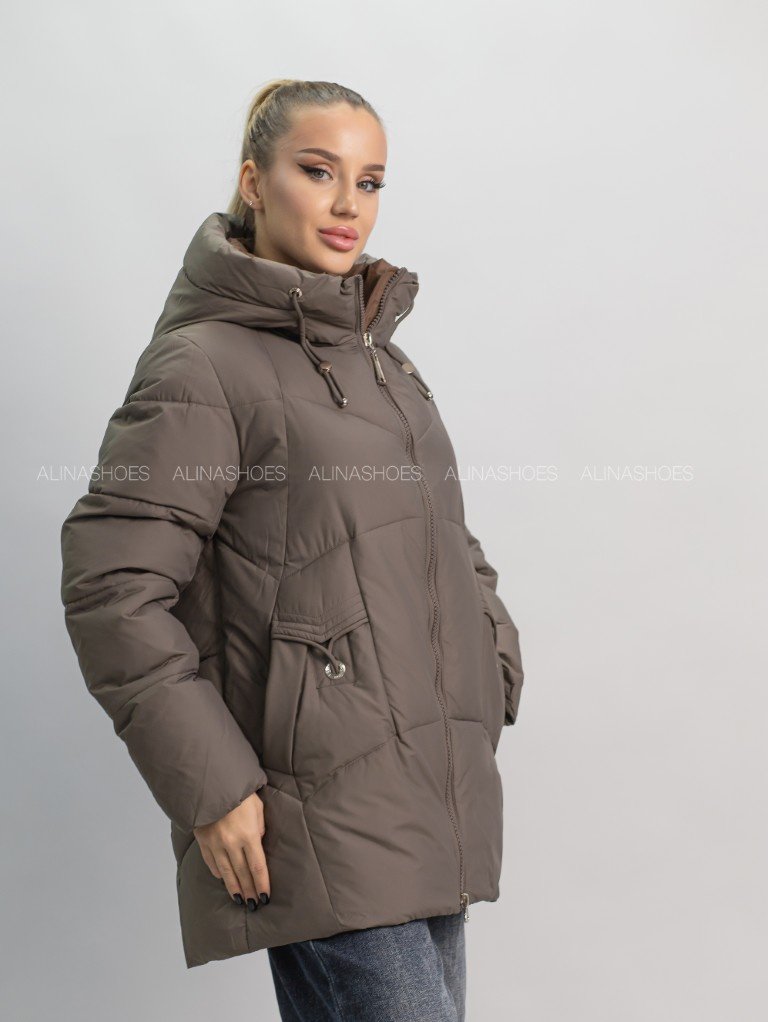 Зимняя куртка alinashoes серый купить,NaN