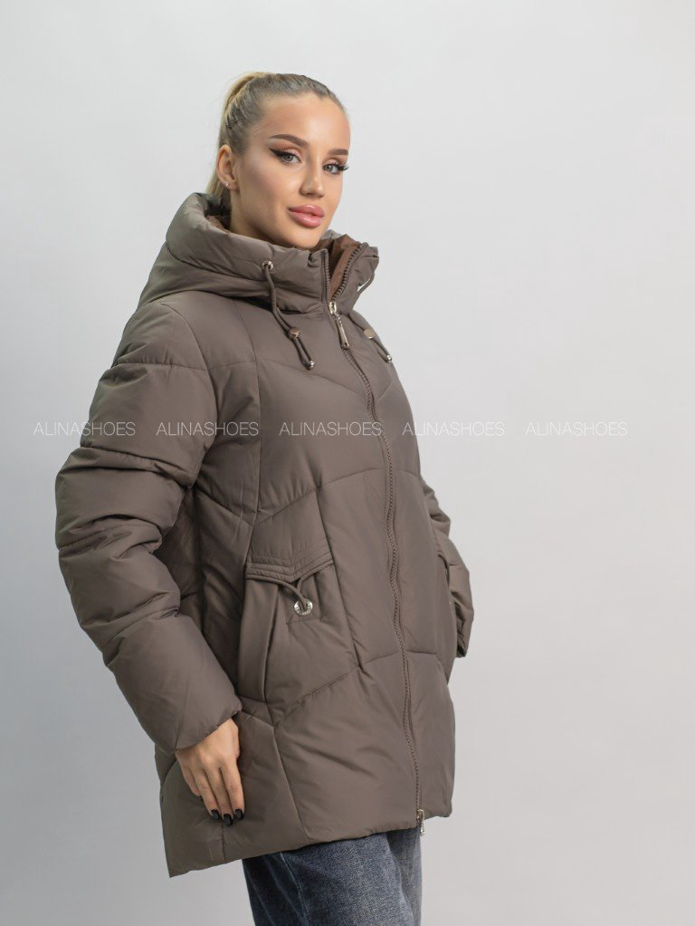 Зимняя куртка alinashoes серый купить,NaN