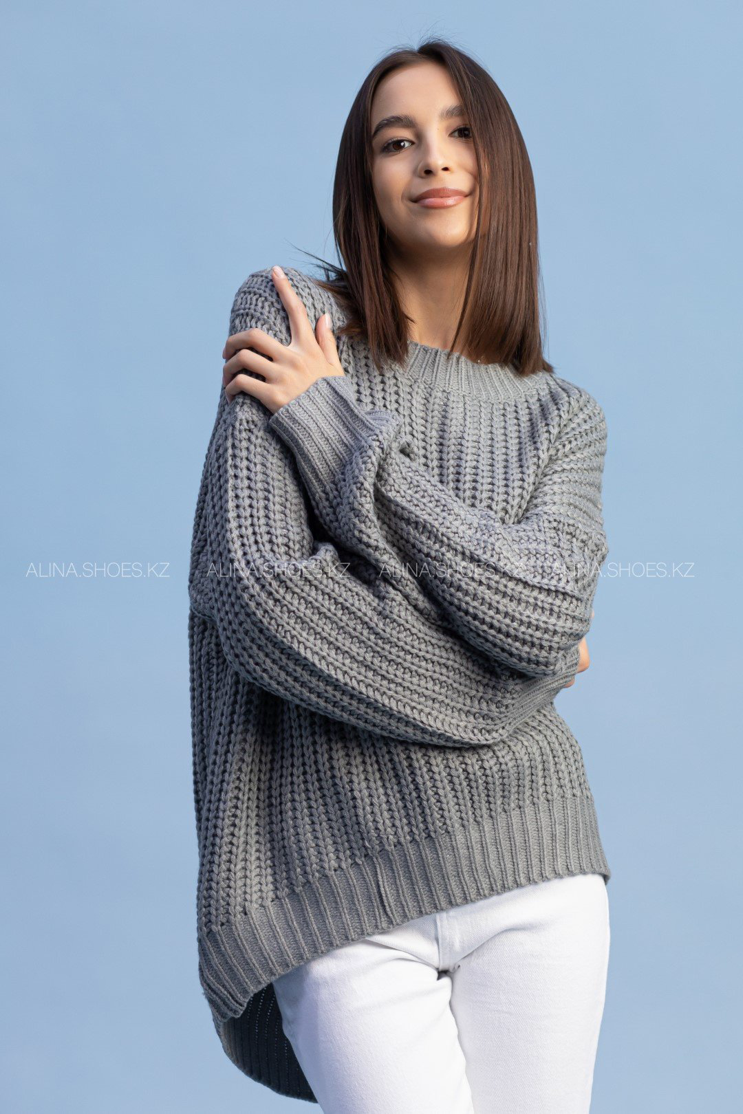 Джемпер alinashoes серый купить,NaN