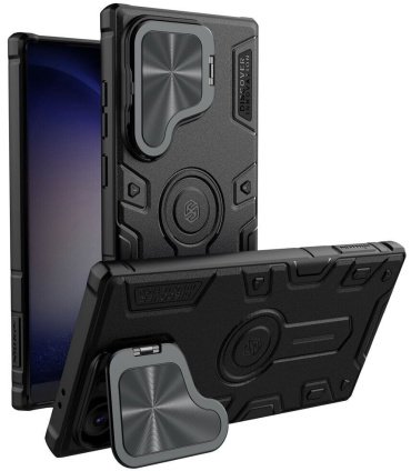 Чехол Nillkin для Samsung Galaxy S24 Ultra черный купить,NaN