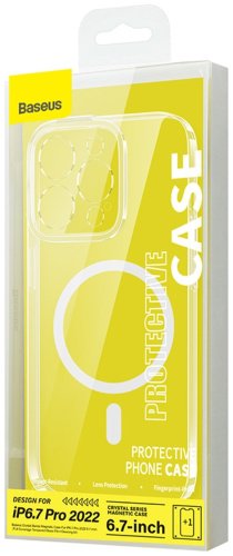 Чехол Baseus для Apple iPhone 14 Pro Max прозрачный - ForteMarket Чехол Baseus для Apple iPhone 14 Pro Max прозрачный купить,999