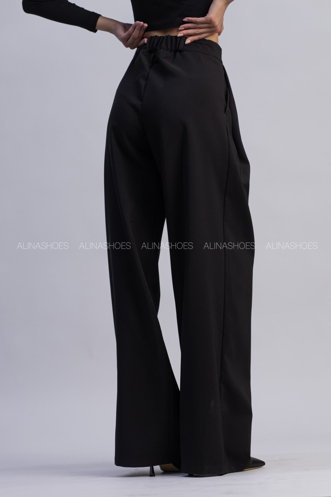 Повседневные брюки alinashoes черный купить,NaN