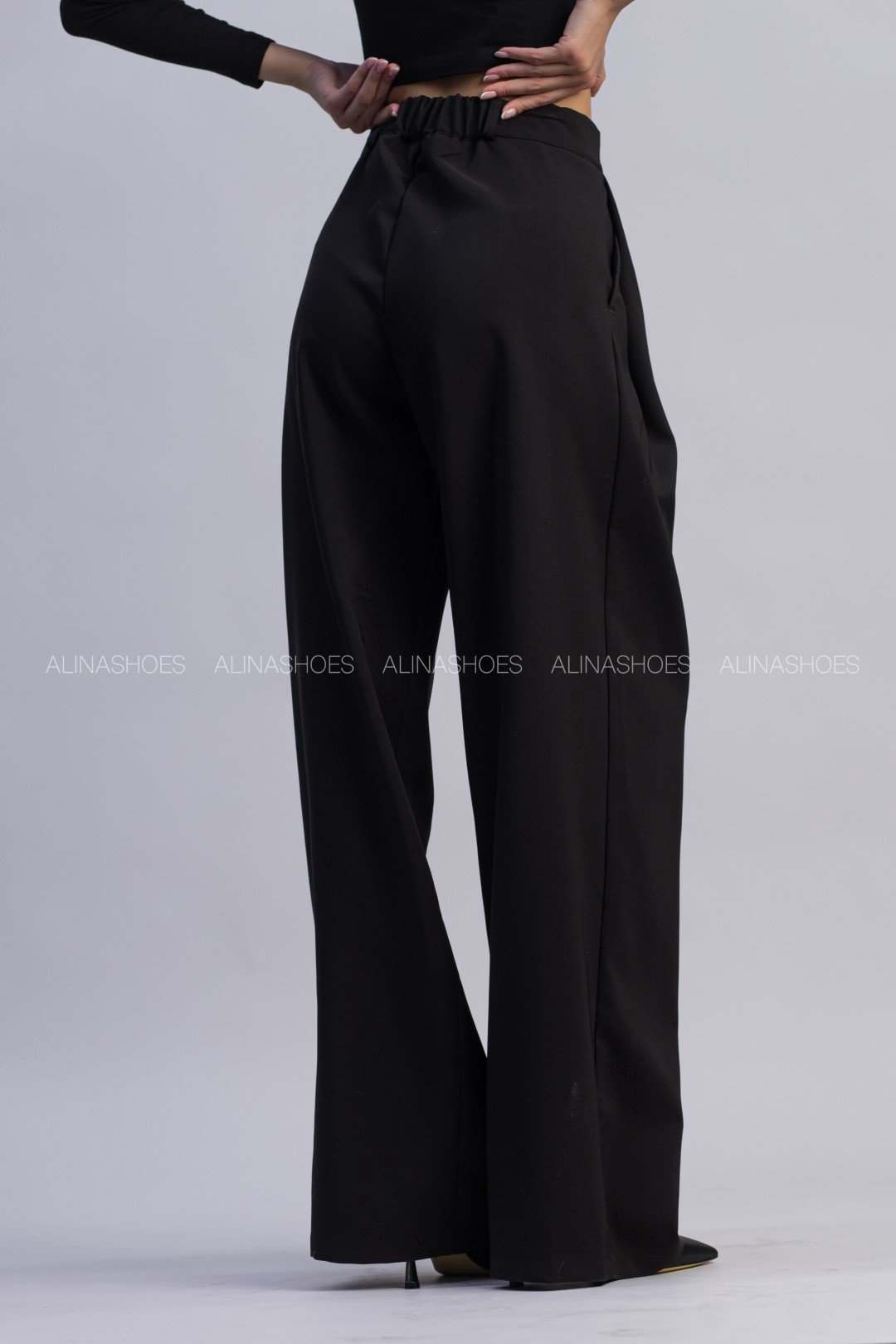 Повседневные брюки alinashoes черный купить,NaN