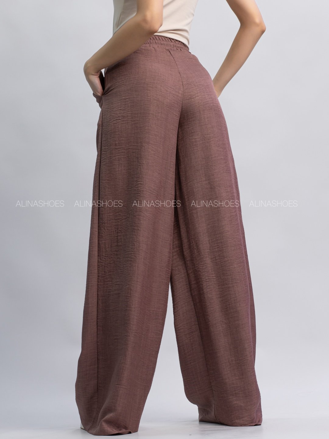 Повседневные брюки alinashoes коричневый купить,NaN