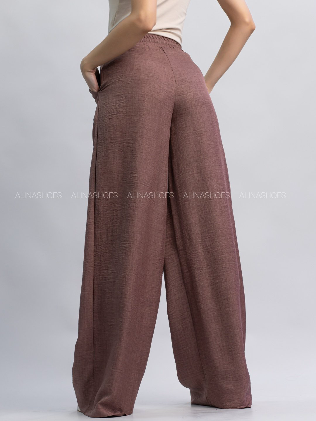 Повседневные брюки alinashoes коричневый купить,NaN