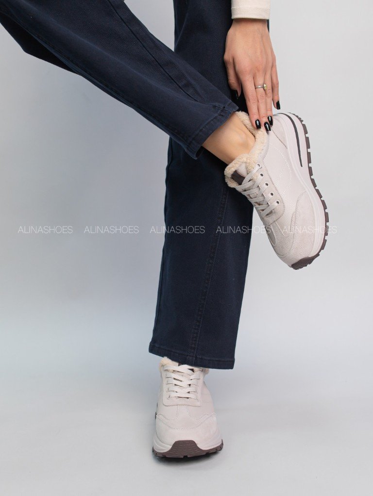 Кроссовки alinashoes бежевый купить,NaN