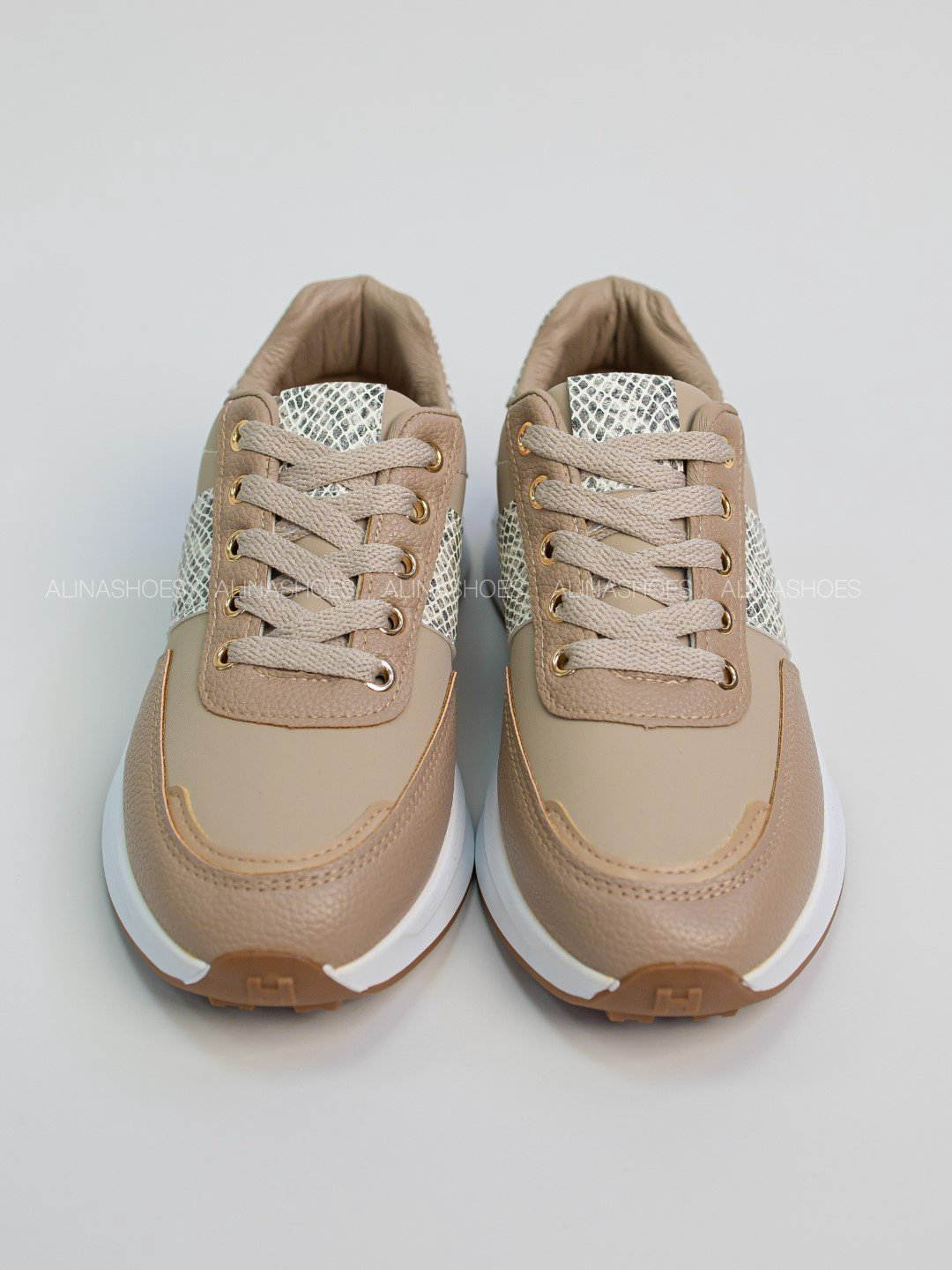 Кроссовки alinashoes кроссовки бежевый купить,NaN