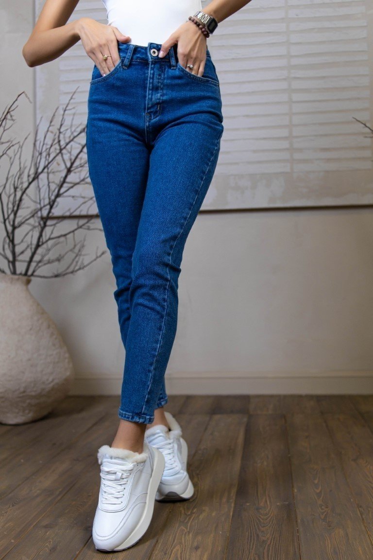 Джинсы зауженные alinashoes синий купить,NaN