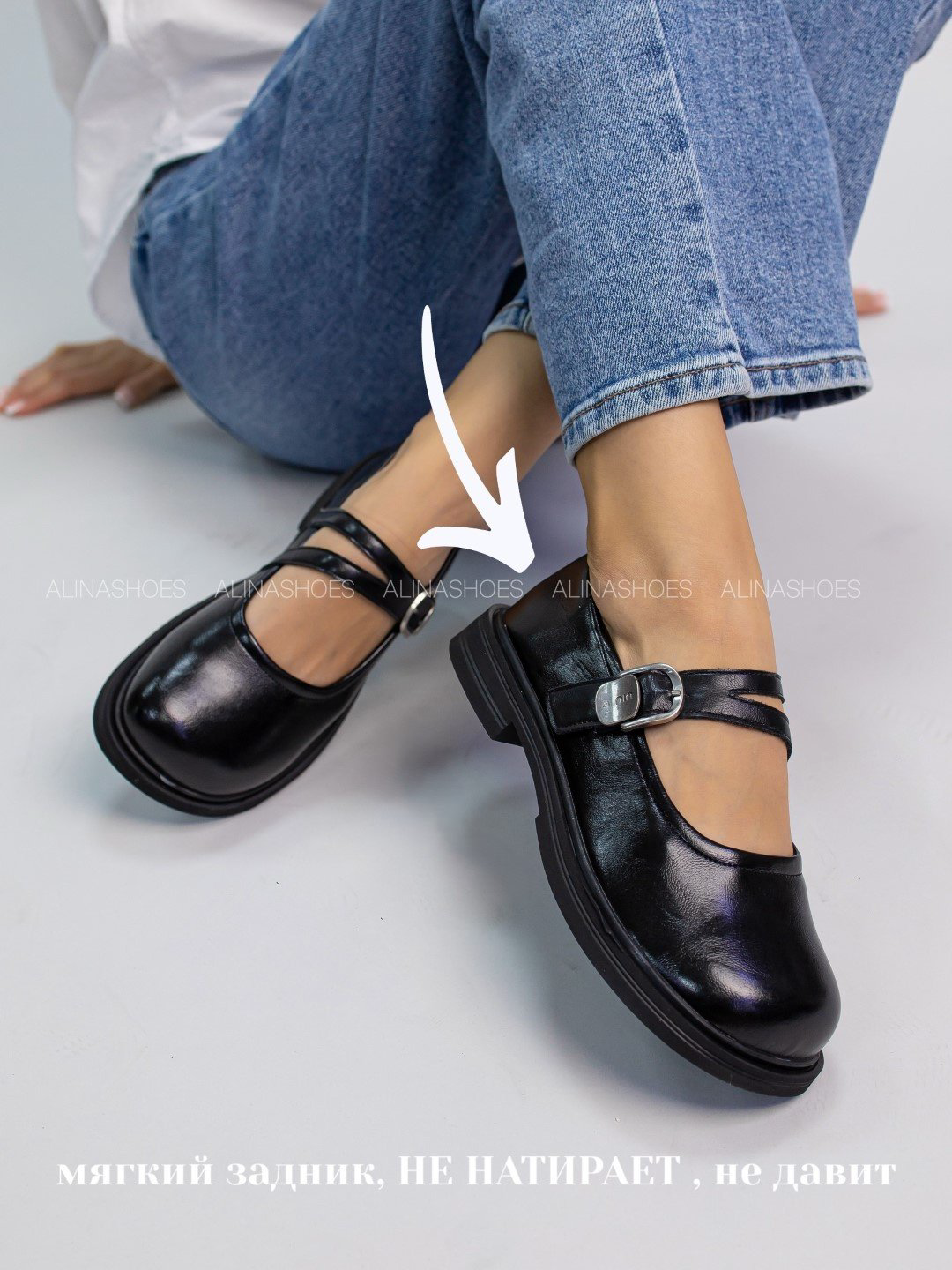 Лоферы alinashoes black 39 купить,NaN