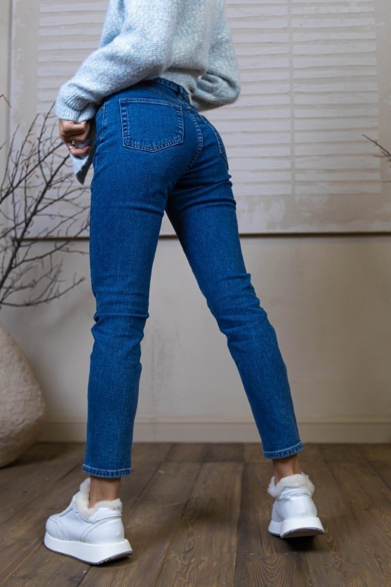 Джинсы зауженные alinashoes синий купить,NaN