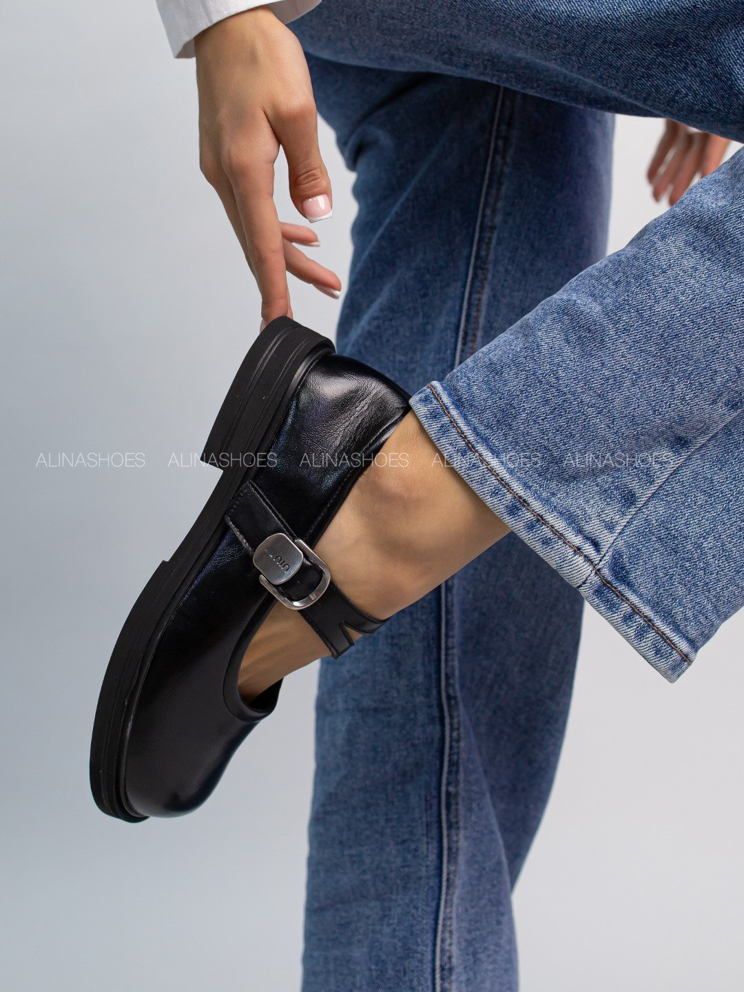 Лоферы alinashoes black 39 купить,NaN