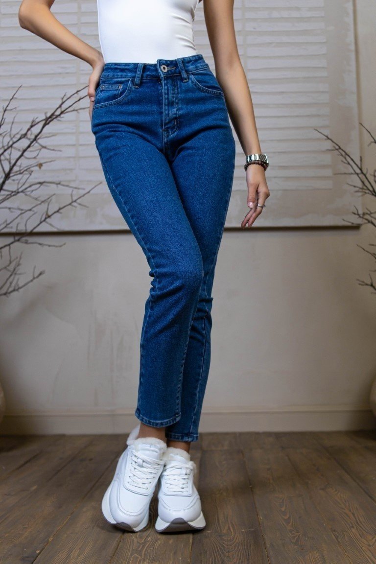 Джинсы зауженные alinashoes синий купить,NaN