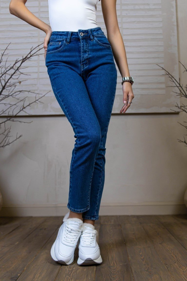 Джинсы зауженные alinashoes синий купить,NaN