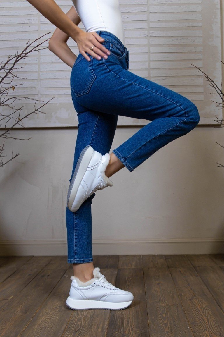 Джинсы зауженные alinashoes синий купить,NaN