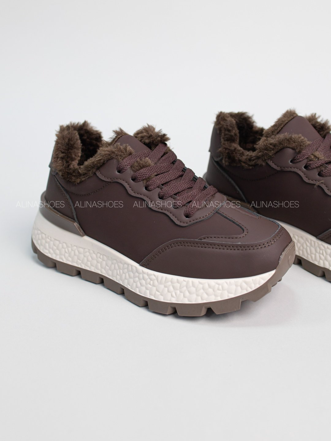 Кроссовки alinashoes коричневый купить,NaN