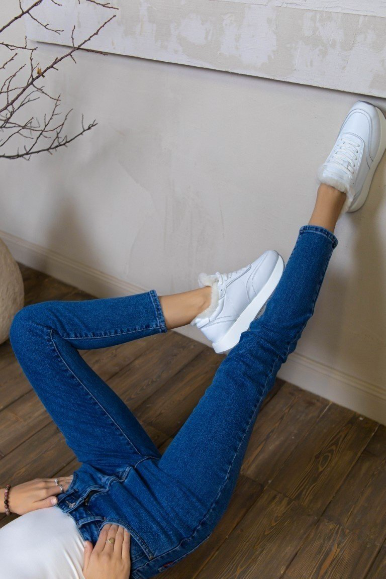 Джинсы зауженные alinashoes синий купить,NaN