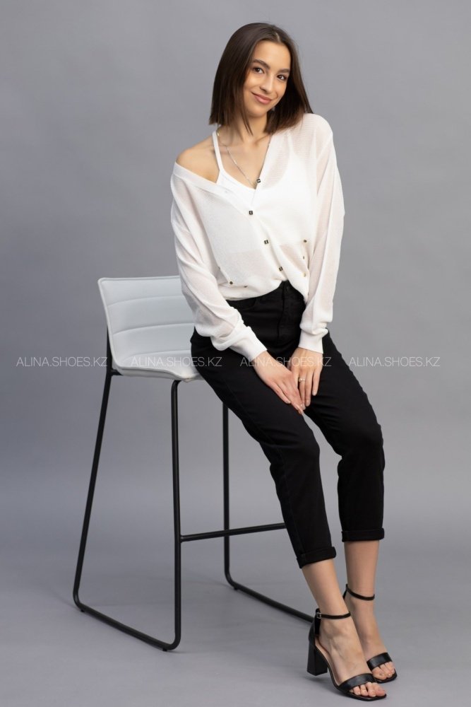 Джинсы джинсы-мом alinashoes черный купить,NaN