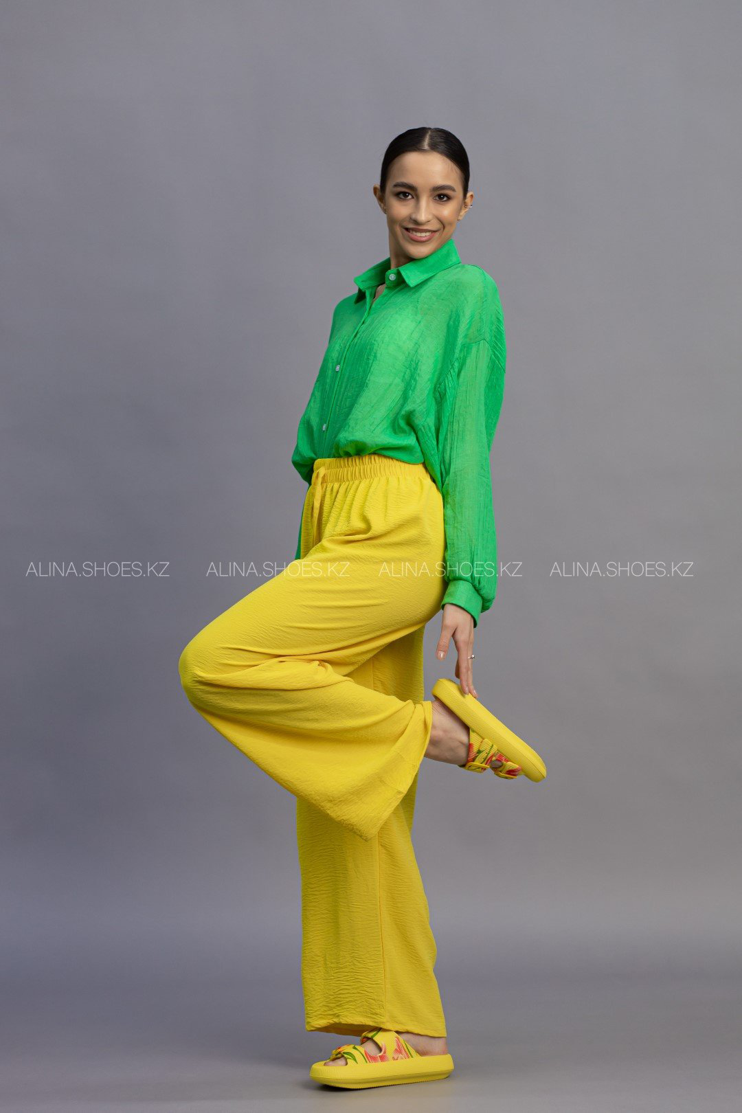 Рубашка alinashoes зеленый купить,NaN