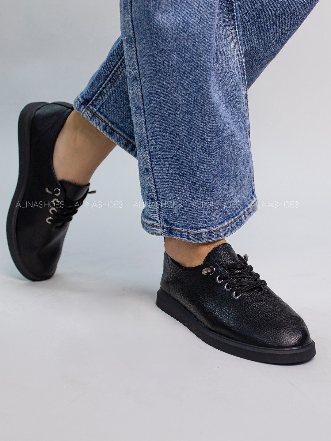 Лоферы alinashoes black 40 купить,NaN