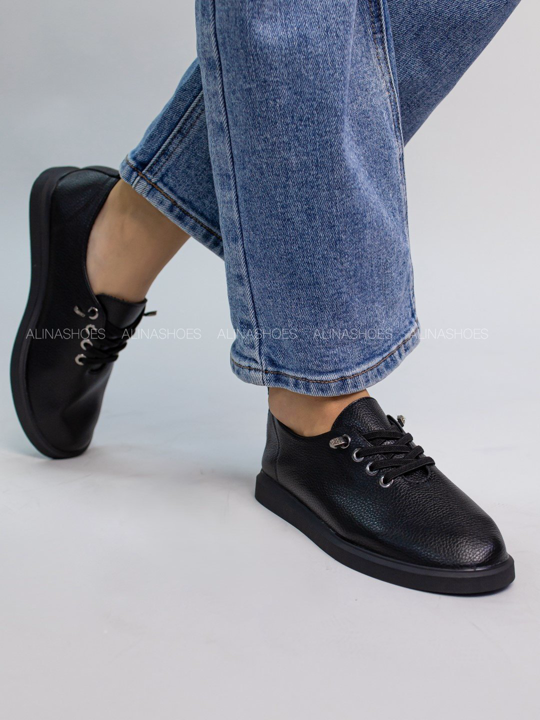 Лоферы alinashoes black 40 купить,NaN