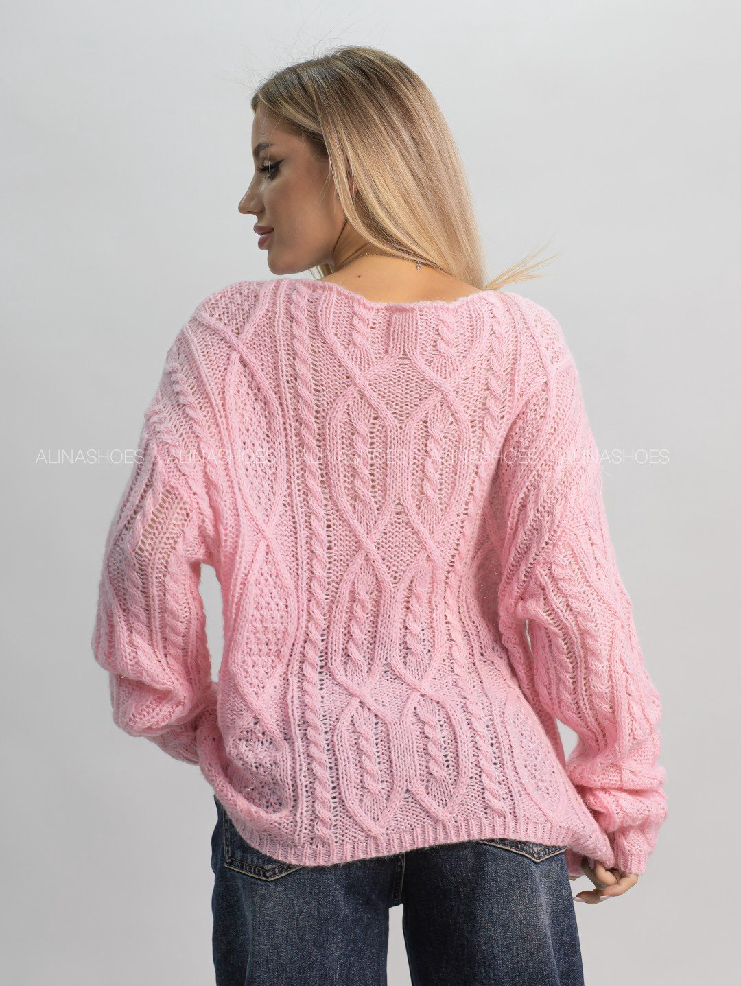Джемпер alinashoes розовый купить,NaN