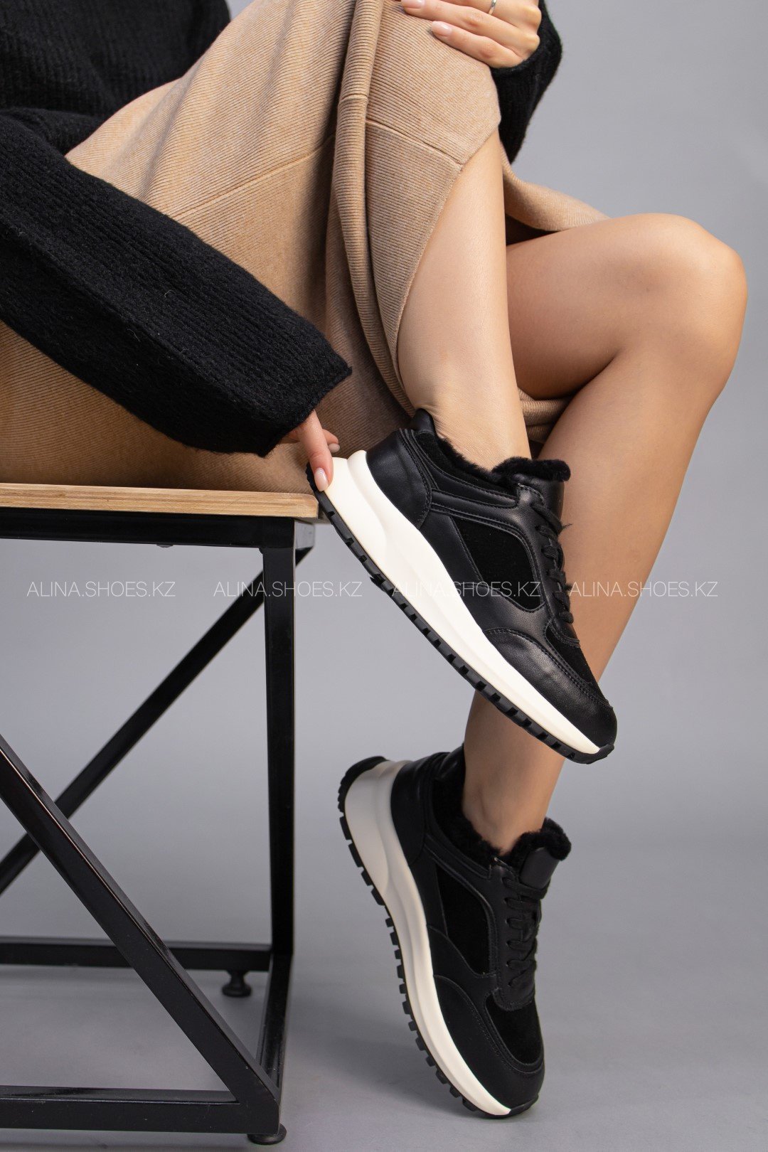 Кроссовки alinashoes черный купить,NaN