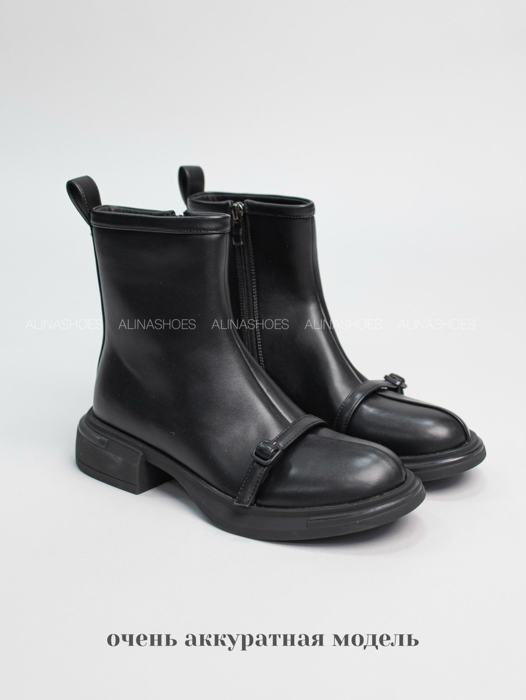 Ботинки alinashoes black 38 купить,NaN