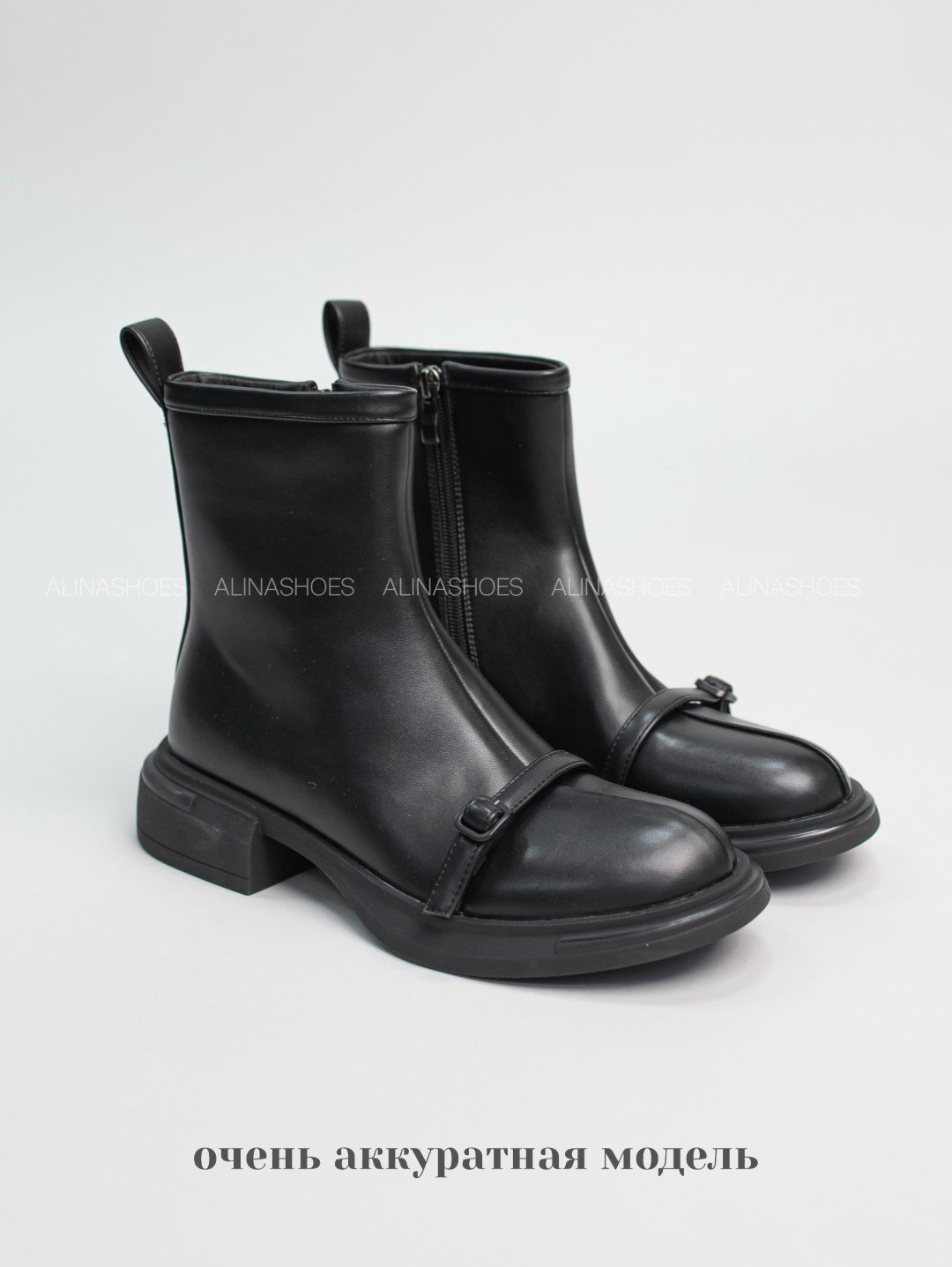 Ботинки alinashoes black 38 купить,NaN