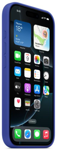Чехол Apple для Apple iPhone 16 Pro синий купить,NaN