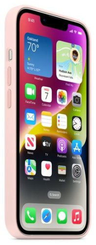 Чехол Apple Silicone Case MagSafe для Apple iPhone 14 Plus chalk pink купить,NaN
