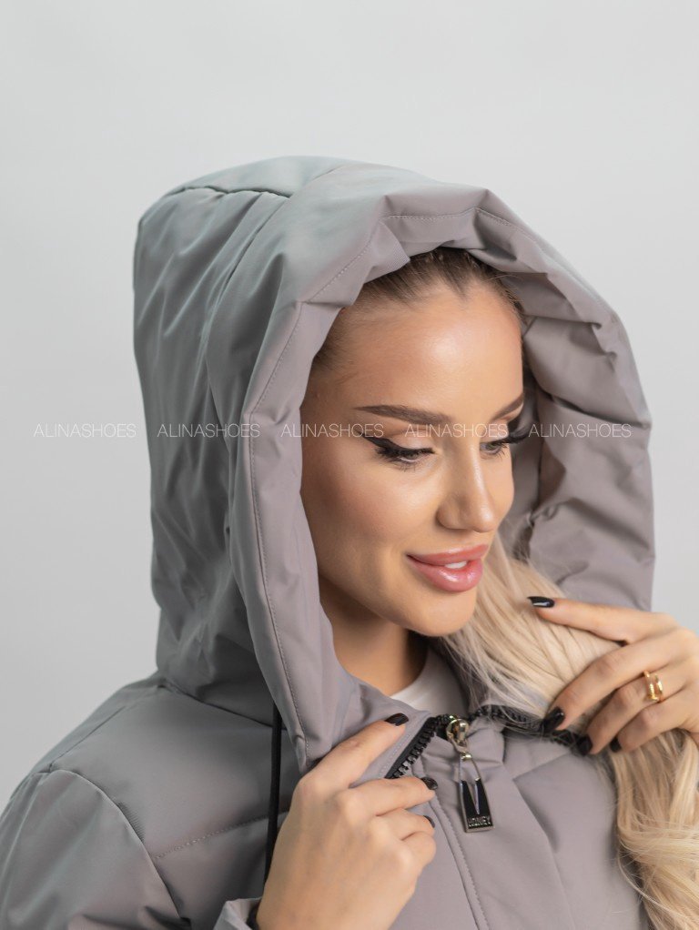 Зимняя куртка alinashoes серый купить,NaN