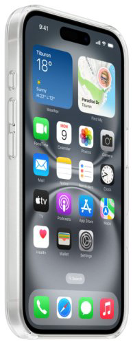 Чехол Apple для Apple iPhone 16 прозрачный купить,NaN