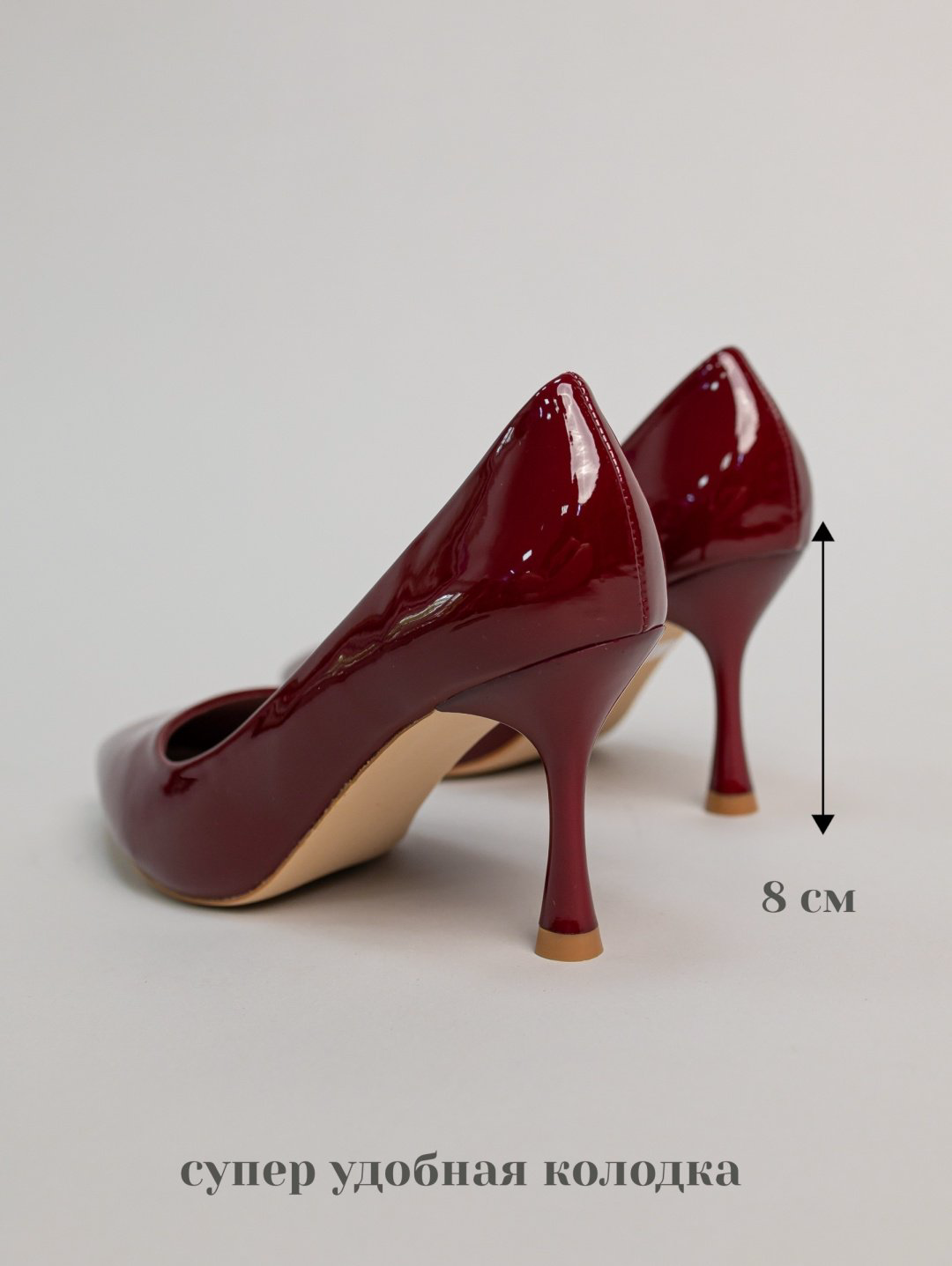 Туфли alinashoes burgundy 36 купить,NaN