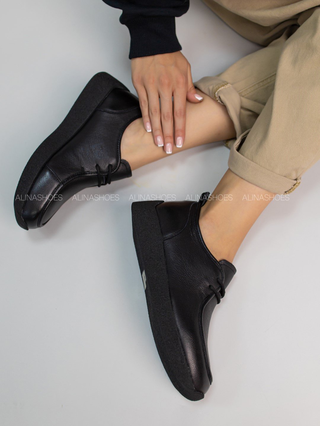 Лоферы alinashoes black 39 купить,NaN