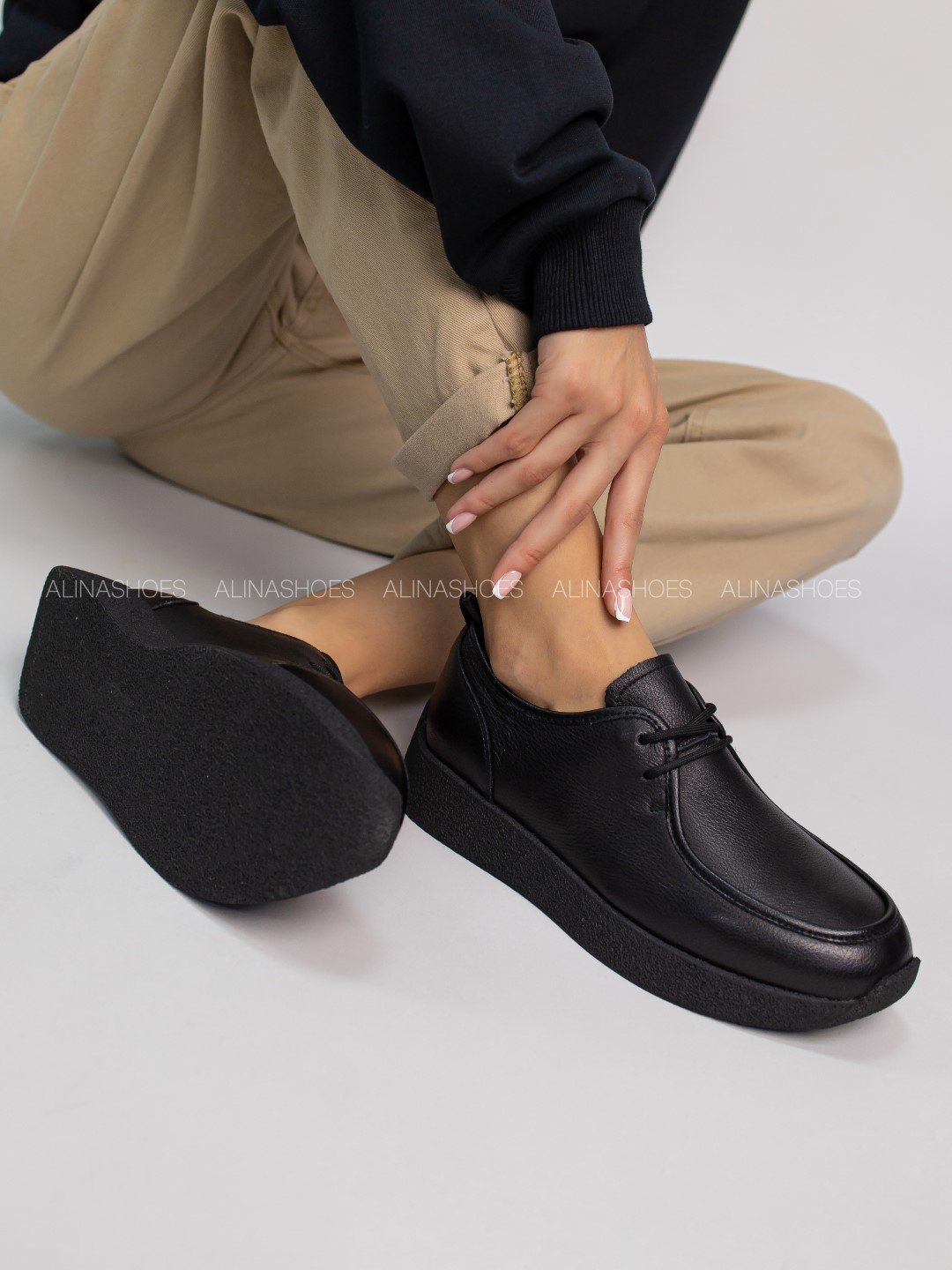Лоферы alinashoes black 39 купить,NaN