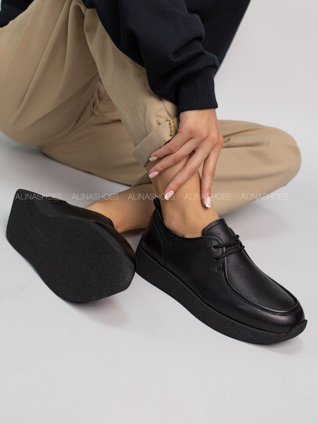 Лоферы alinashoes black 39 купить,NaN