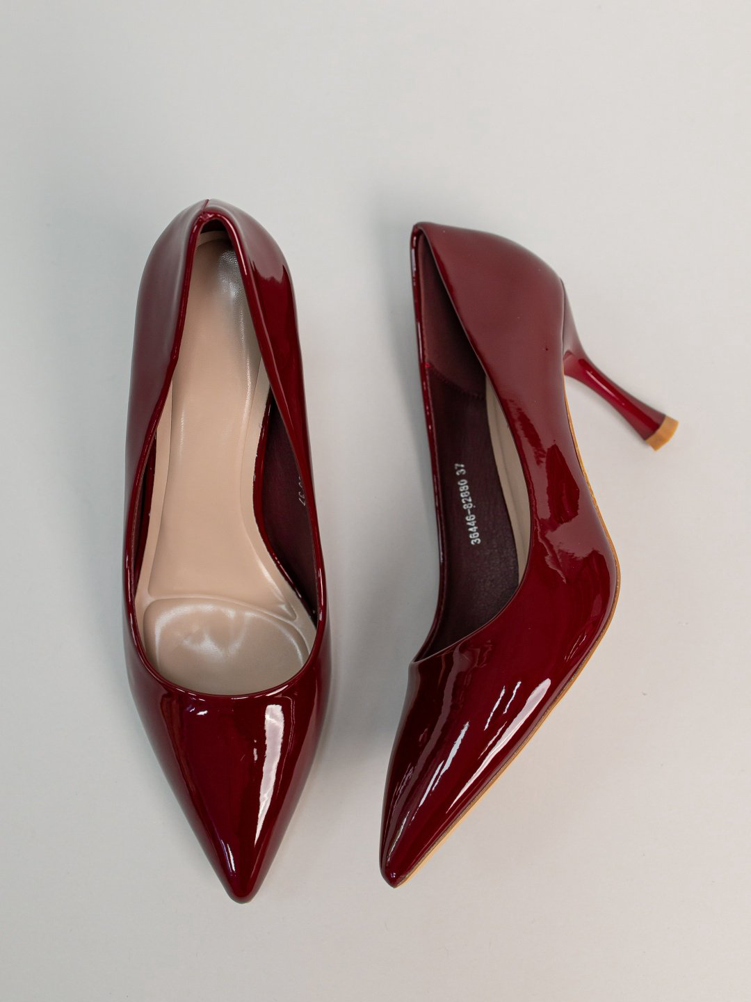 Туфли alinashoes burgundy 36 купить,NaN