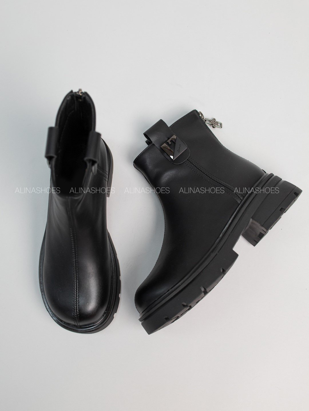 Ботинки alinashoes black 40 купить,NaN