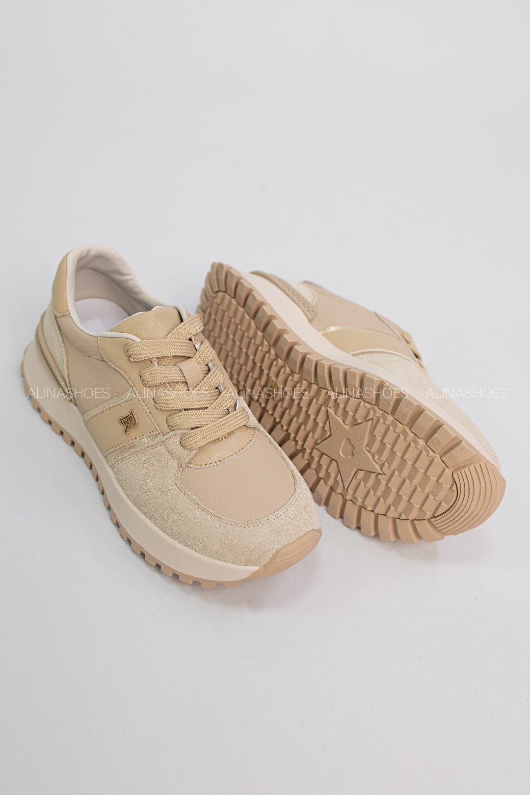 Кроссовки alinashoes бежевый купить,NaN