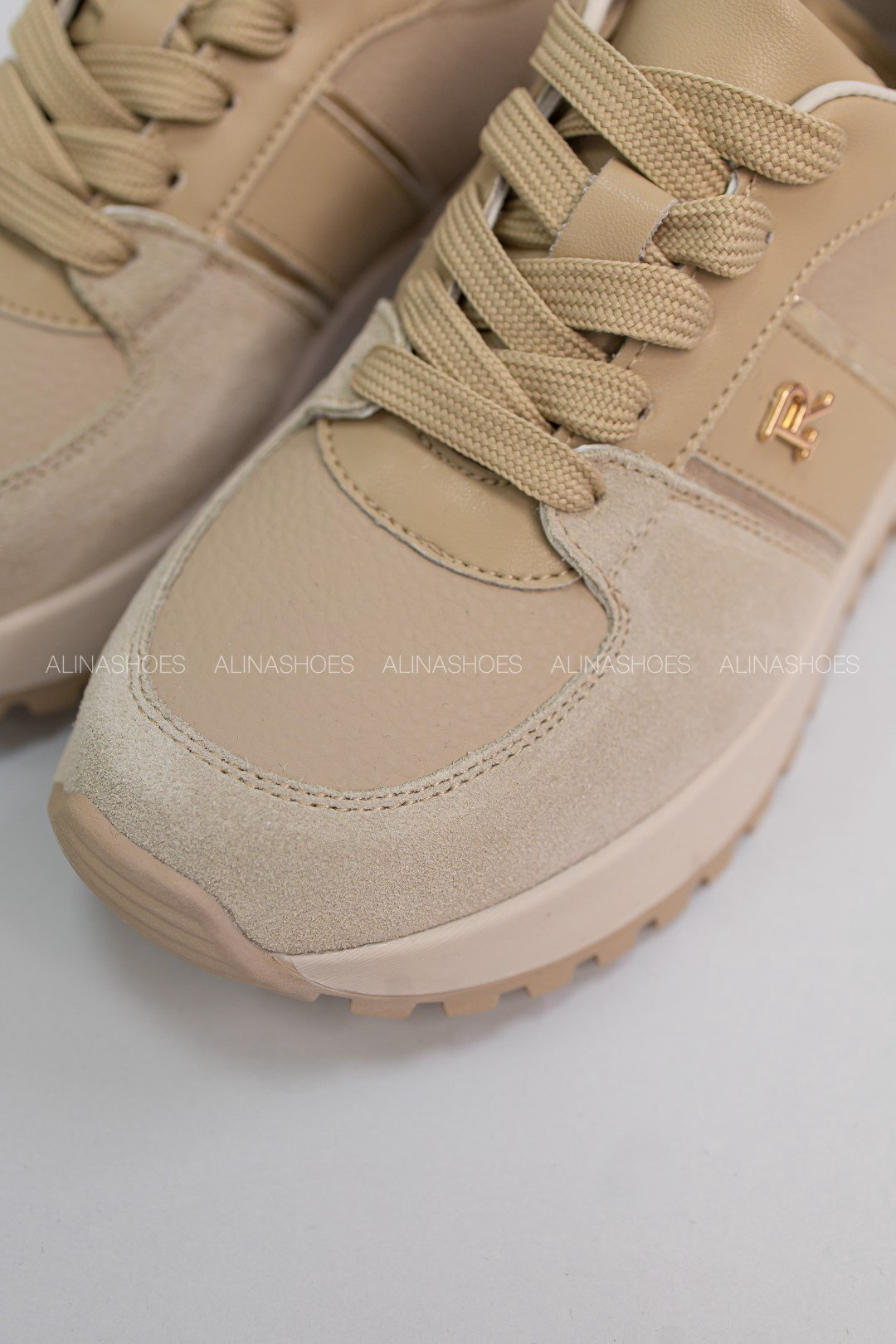 Кроссовки alinashoes бежевый купить,NaN