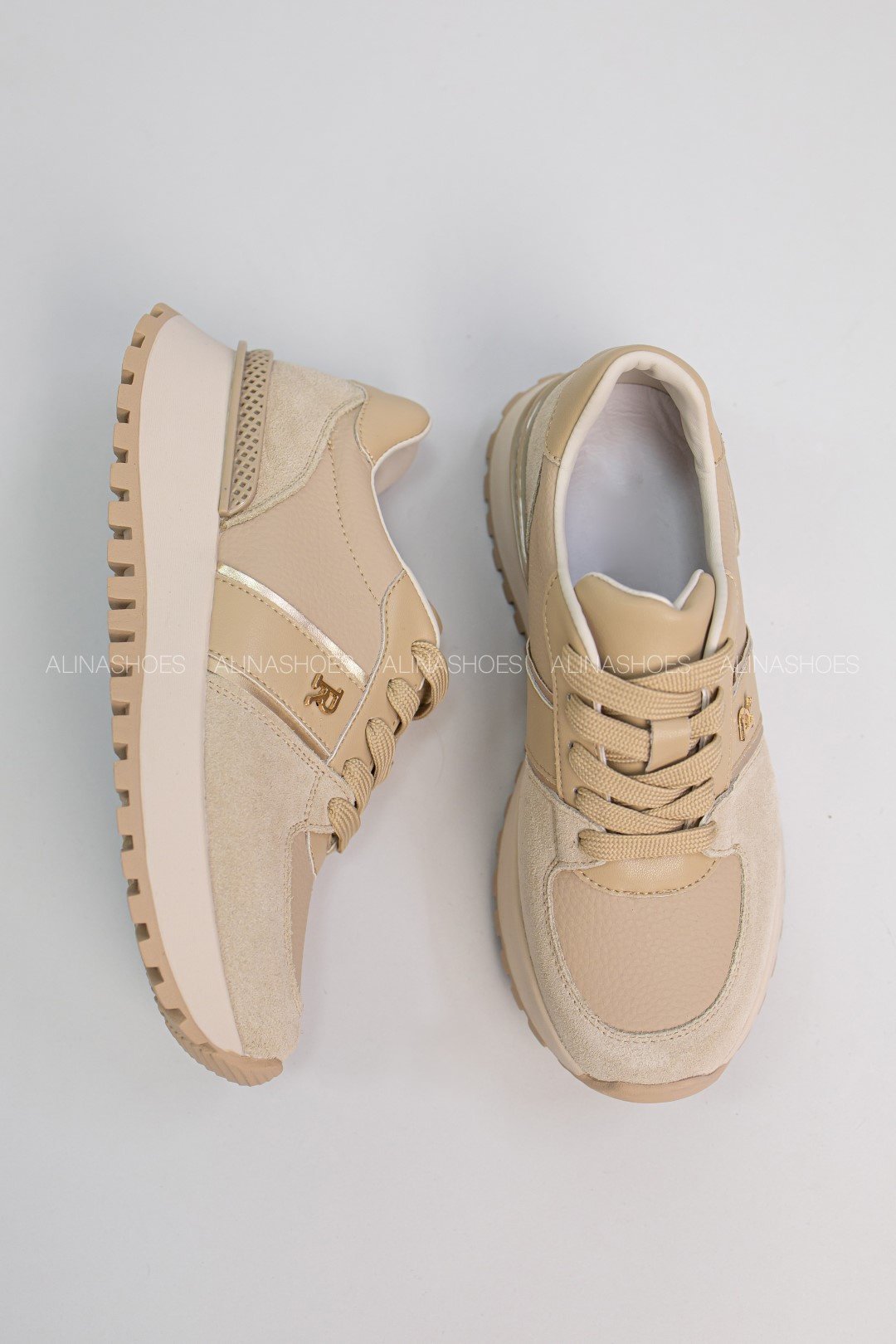 Кроссовки alinashoes бежевый купить,NaN