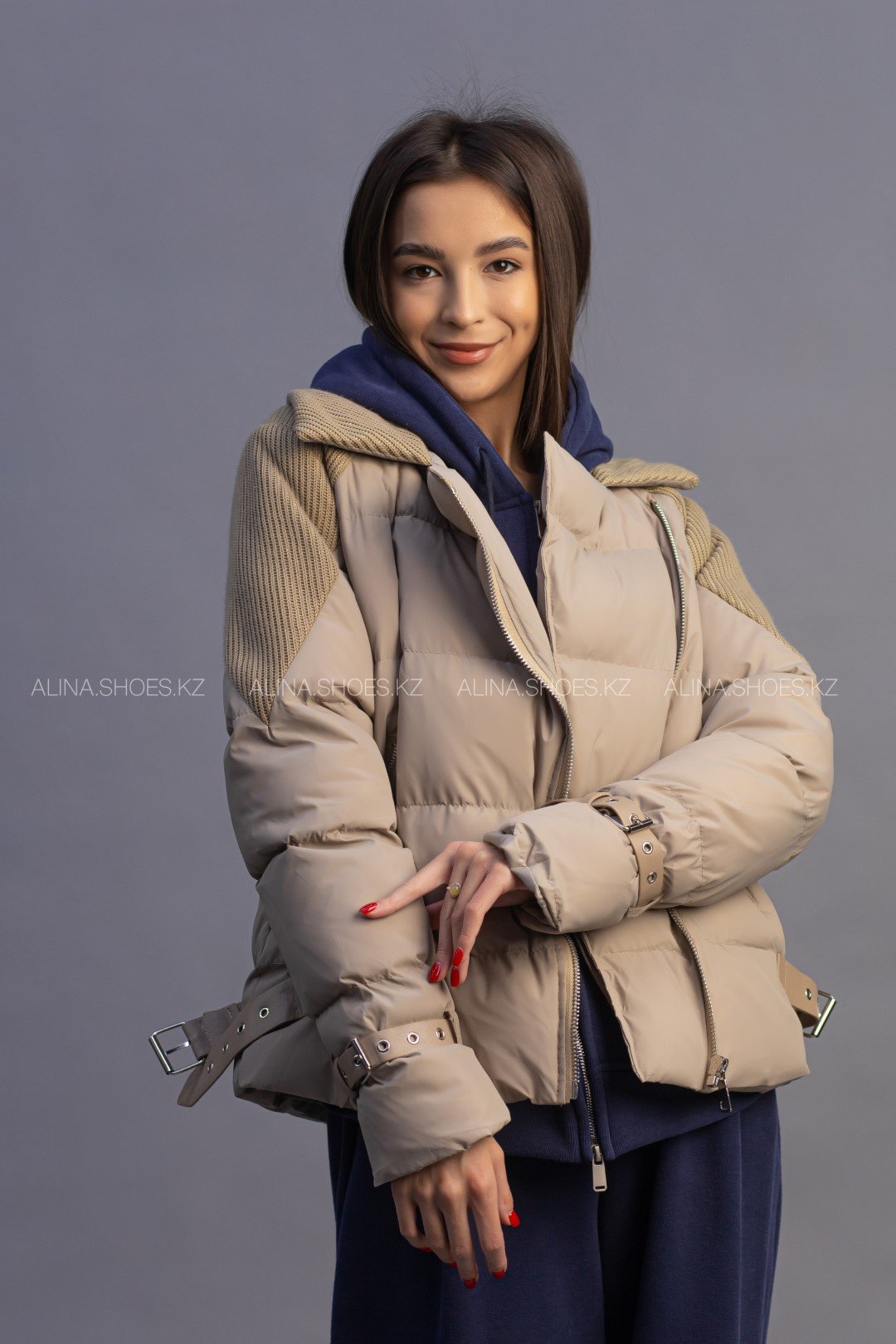 Зимняя куртка alinashoes бежевый купить,NaN