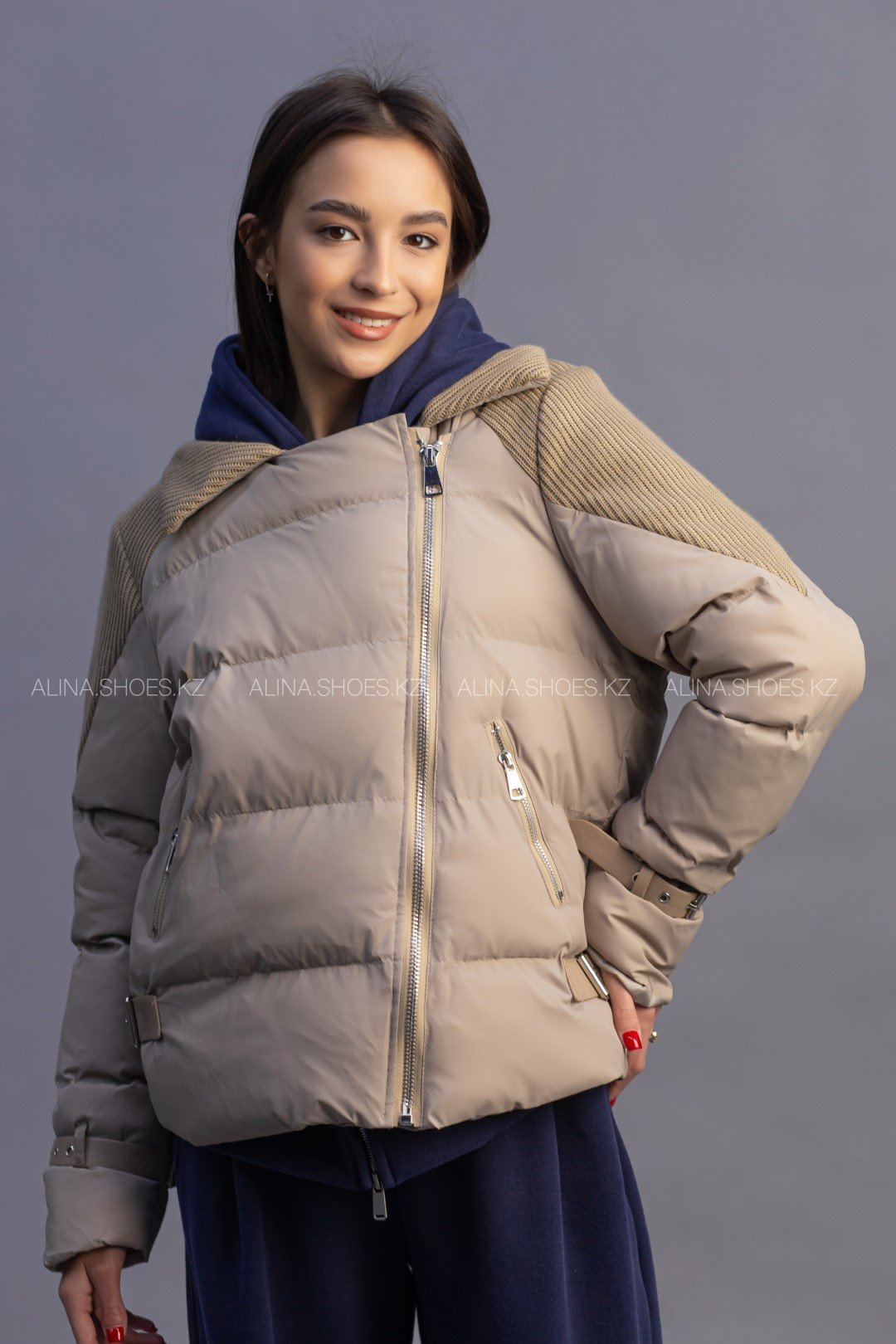 Зимняя куртка alinashoes бежевый купить,NaN